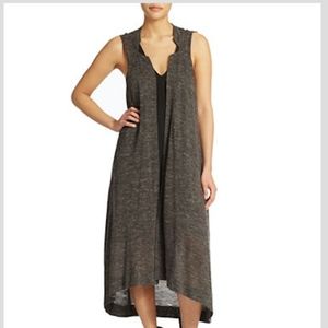 Free People Sheer Trench Vest, XS